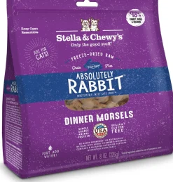 Stella & Chewy's Absolutely Rabbit Dinner Morsels Freeze-Dried Raw Food for Cats