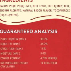 Stella & Chewy's Bac'n Me Crazy Wild Weenies Freeze-Dried Raw Dog Treats