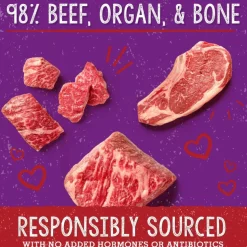 Stella & Chewy's Bountiful Beef Dinner Morsels Freeze-Dried Raw Food for Cats