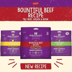 Stella & Chewy's Bountiful Beef Dinner Morsels Freeze-Dried Raw Food for Cats