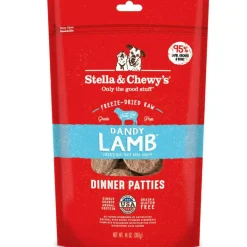 Stella & Chewy's Dandy Lamb Dinner Patties Freeze-Dried Raw Food For Dogs