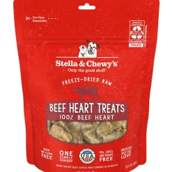 Stella & Chewy's Free-Dried Beef Hearts Dog Treats (3 oz)