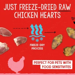 Stella & Chewy's Free-Dried Chicken Hearts Dog Treats