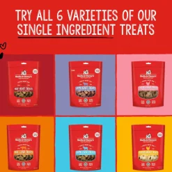 Stella & Chewy's Free-Dried Lamb Hearts Dog Treats (3 oz)