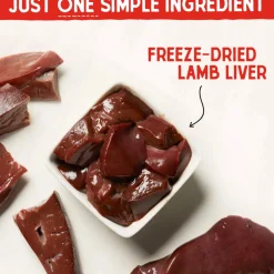 Stella & Chewy's Freeze-Dried Lamb Liver Treats For Dogs (3 oz)