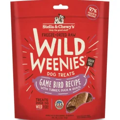 Stella & Chewy's Game Bird Wild Weenies Freeze-Dried Raw Dog Treats (3.25 oz)