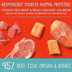 Stella & Chewy's Perfectly Beef & Salmon Meal Mixers Freeze-Dried Raw Topper For Puppies (18 oz)