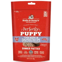Stella & Chewy's Perfectly Puppy Chicken & Salmon Dinner Patties Freeze-Dried Raw Food