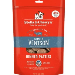 Stella & Chewy's Simply Venison Dinner Patties Freeze-Dried Raw Food For Dogs