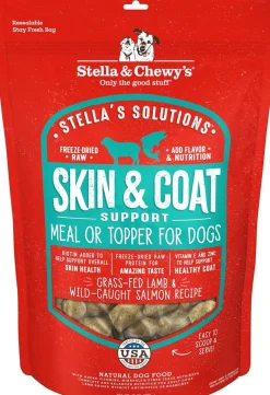 Stella & Chewy's Stella's Solutions Skin & Coat Boost Lamb & Wild-Caught Salmon Freeze-Dried Dinner Morsels For Dogs