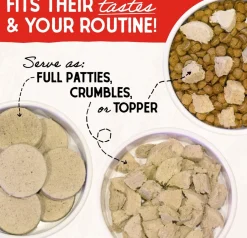 Stella & Chewy's Venison Blend Dinner Patties Freeze-Dried Raw Food for Dogs