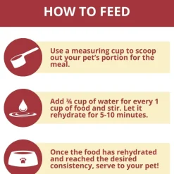 Steve's Real Food Beef Recipe Freeze-Dried Pet Food for Cats & Dogs (1.25 lb)