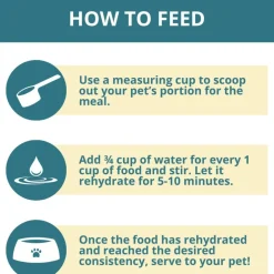 Steve's Real Food White Fish Recipe Freeze-Dried Pet Food for Cats & Dogs (1.25 lb)