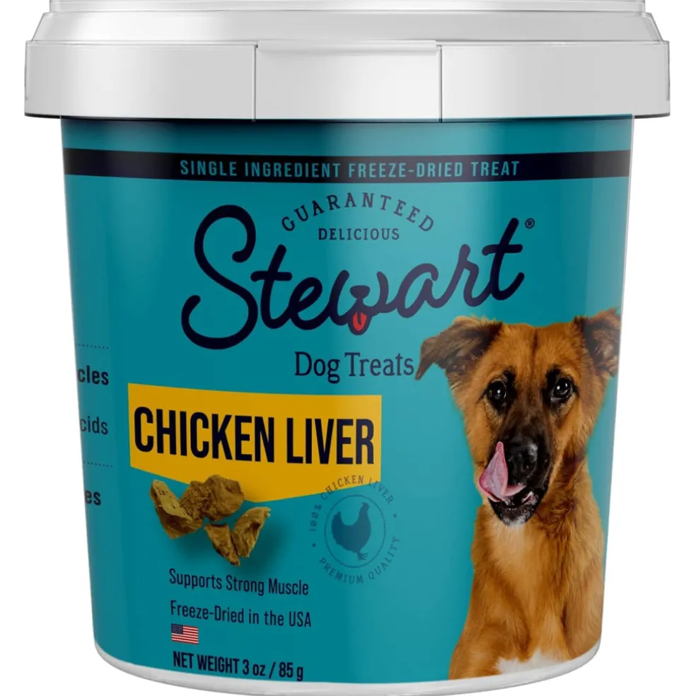 Stewart Chicken Liver Freeze-Dried Treats For Dogs