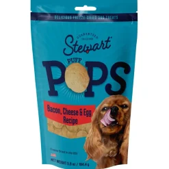 Stewart PuffPops Bacon, Egg & Cheese Recipe Freeze-Dried Treats For Dogs