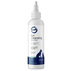 Stratford Ear Cleansing & Drying Solution w/ Aloe Vera, Cucumber Melon Scent For Dogs & Cats (8 oz)