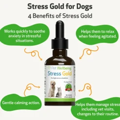 Stress Gold - For High Stress Situations in Dogs (2 oz)