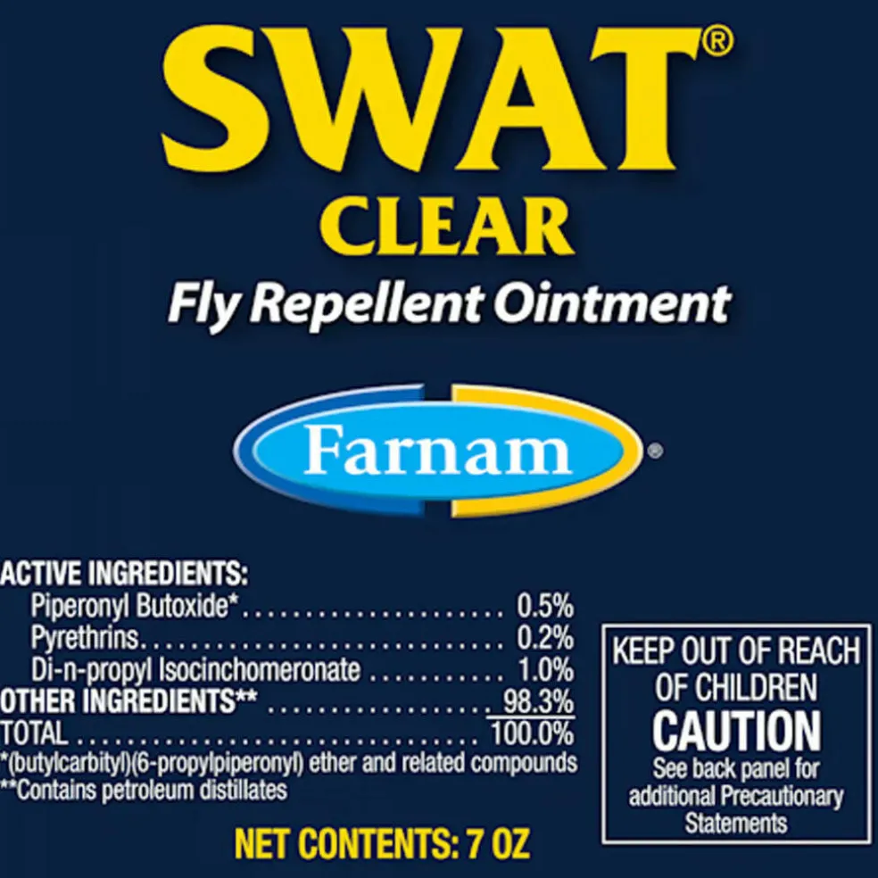SWAT Clear Fly Repellent Ointment (7 oz)