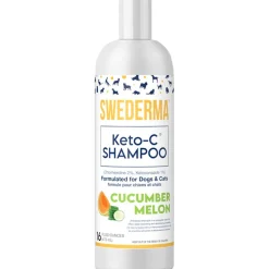 Swederma Keto-C Shampoo for Dogs & Cats, Cucumber Melon Scent