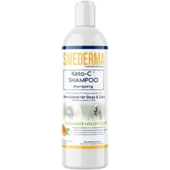 Swederma Keto-C Shampoo for Dogs & Cats, Cucumber Melon Scent