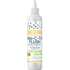 Swederma Keto-C Tris Flush for Dogs & Cats, Cucumber Melon Scent, 12-oz