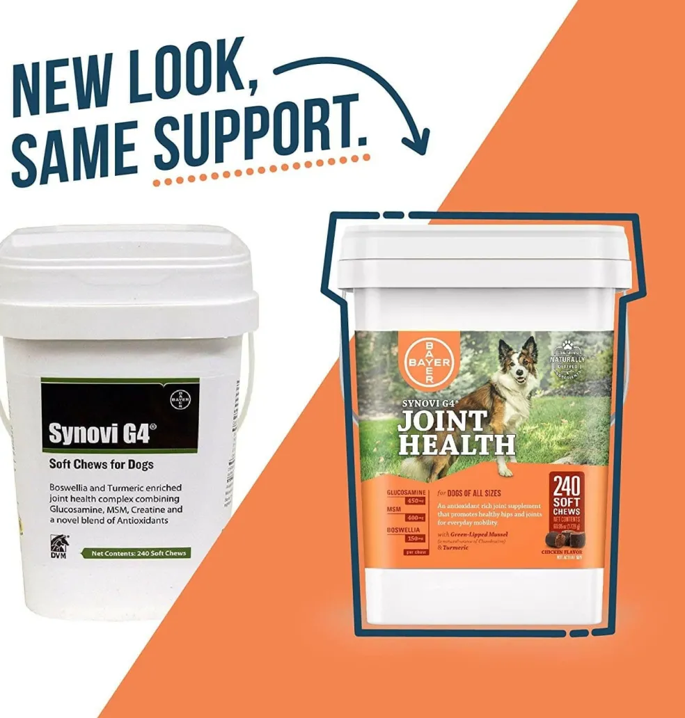 Synovi G4 Soft Chews Joint Supplement for Dogs