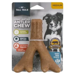Tall Tails Dog Antler Chew, Bacon Flavor