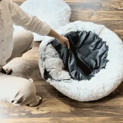 Tall Tails Dog & Cat Cuddle Bed Frosted