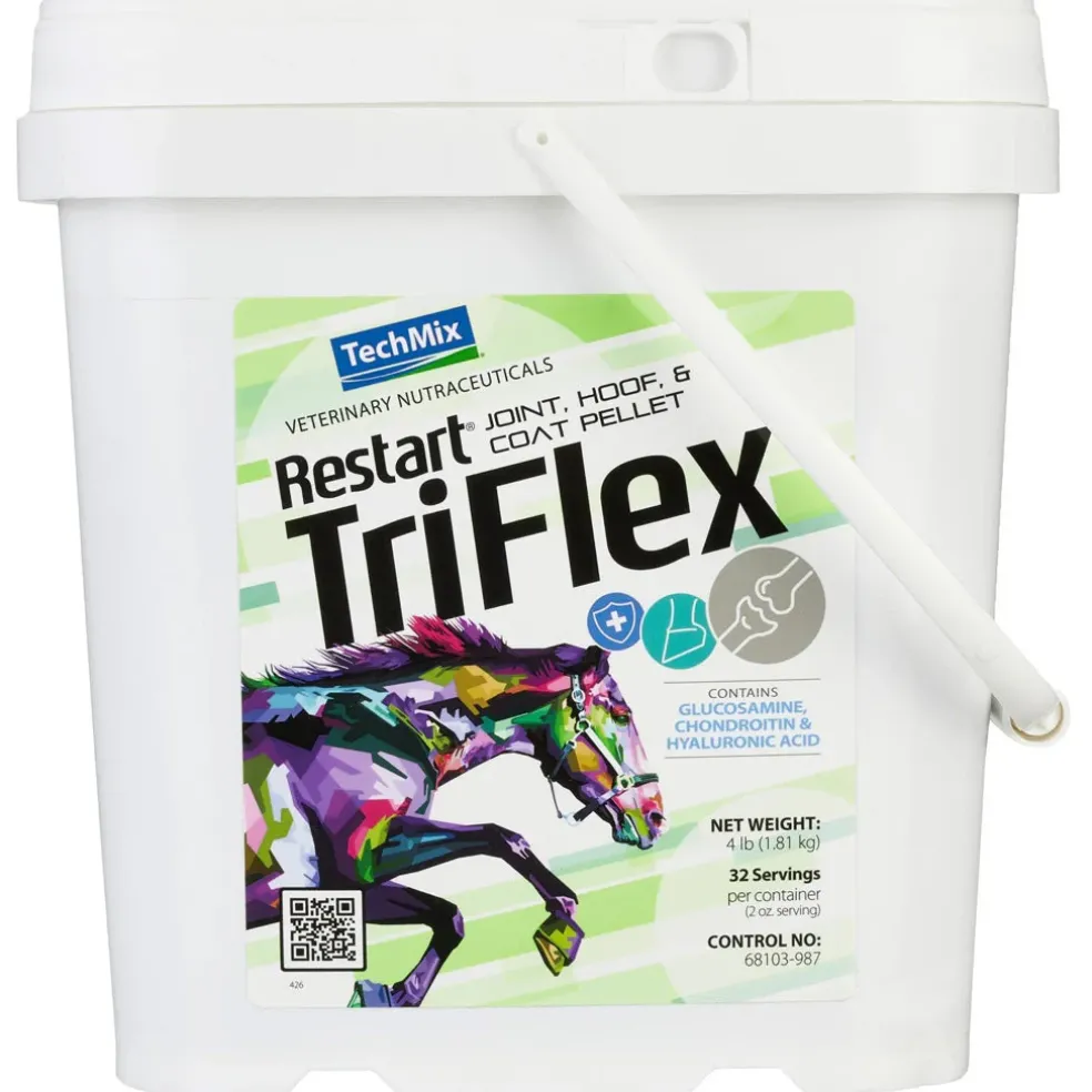 TechMix Restart Triflex Equine Joint, Hoof, & Coat Pellet, 4-lb