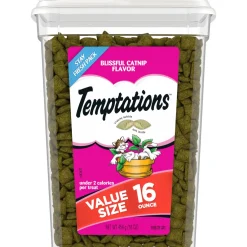 Temptations Classics Blissful Catnip Flavor Soft & Crunchy Cat Treats