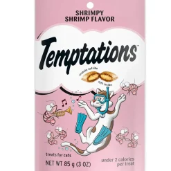 Temptations Classics Shrimpy Shrimp Flavor Soft & Crunchy Treats for Cats