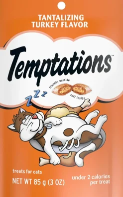 Temptations Classics Tantalizing Turkey Flavor Soft & Crunchy Treats for Cats