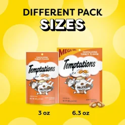 Temptations Classics Tantalizing Turkey Flavor Soft & Crunchy Treats for Cats