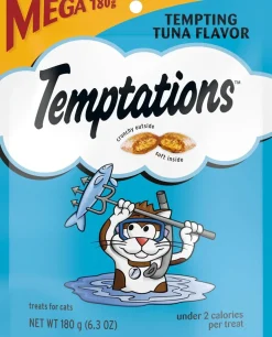 Temptations Classics Tempting Tuna Flavor Soft & Crunchy Treats for Cats, 6.3-oz