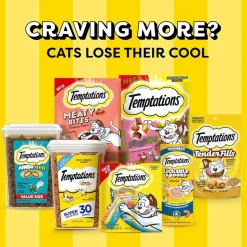 Temptations Classics Tempting Tuna Flavor Soft & Crunchy Treats for Cats, 6.3-oz