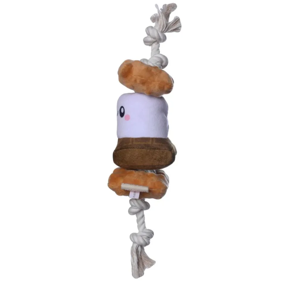 Territory S'mores Squeaker Tug Toy for Dogs