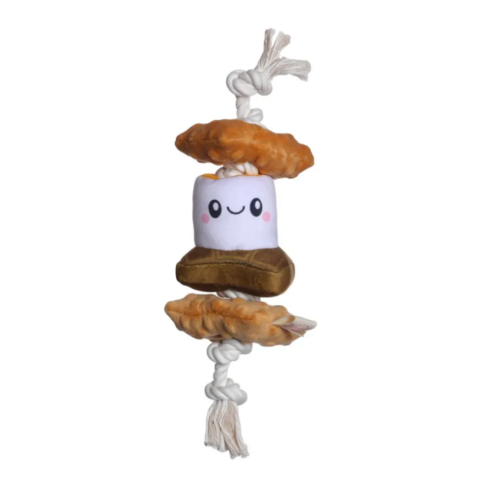 Territory S'mores Squeaker Tug Toy for Dogs