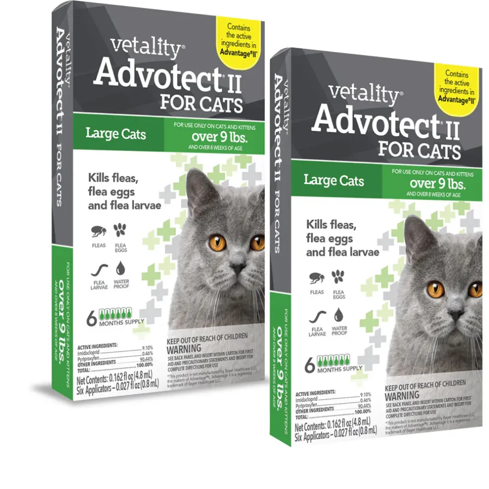 TevraPet Vetality Advotect II for Large Cats Over 9 lbs