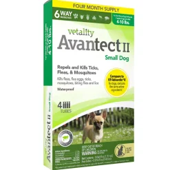 TevraPet Vetality Avantect II for Small Dog 4-10 lbs
