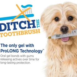 TevraPet Vetality Brush Free Oral Gel for Dogs, Chicken Flavor, 25g