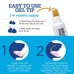 TevraPet Vetality Brush Free Oral Gel for Dogs, Chicken Flavor, 25g