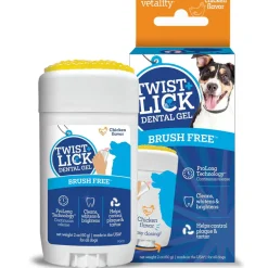 TevraPet Vetality Brush Free Oral Gel for Dogs, Peanut Butter Flavor, 60g