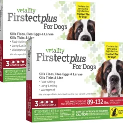 TevraPet Vetality Firstect Plus Flea & Tick Treatment for Dogs, 89-132 lbs