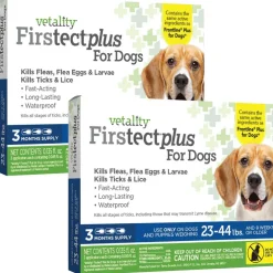TevraPet Vetality Firstect Plus Flea & Tick Treatment for Dogs, 23-44 lbs