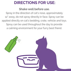 TevraPet Vetality Harmony Pet Calming Spray for Cats, 1.62-oz