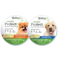 TevraPet Vetality Protect Flea and Tick Collar for Dogs & Puppies