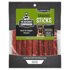 The Butcher's Companion Sausage Sticks Dog Treats