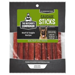 The Butcher's Companion Sausage Sticks Dog Treats