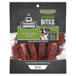 The Butcher's Companion Sausage Bites Dog Treats