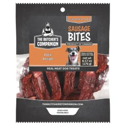 The Butcher's Companion Sausage Bites Dog Treats